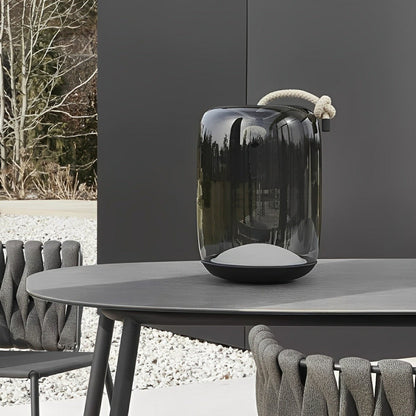 Glass Cylinder Waterproof LED Outdoor Portable Lantern Floor Lamp - Flyachilles