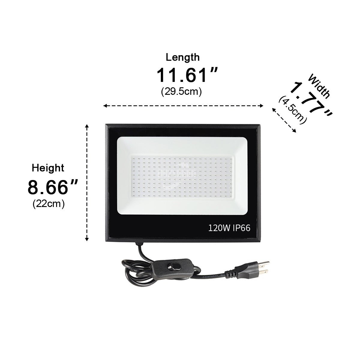 Halloween Waterproof UV Purple Light Flood Lights Outdoor Ambient Lighting - Flyachilles