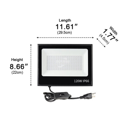 Halloween Waterproof UV Purple Light Flood Lights Outdoor Ambient Lighting - Flyachilles