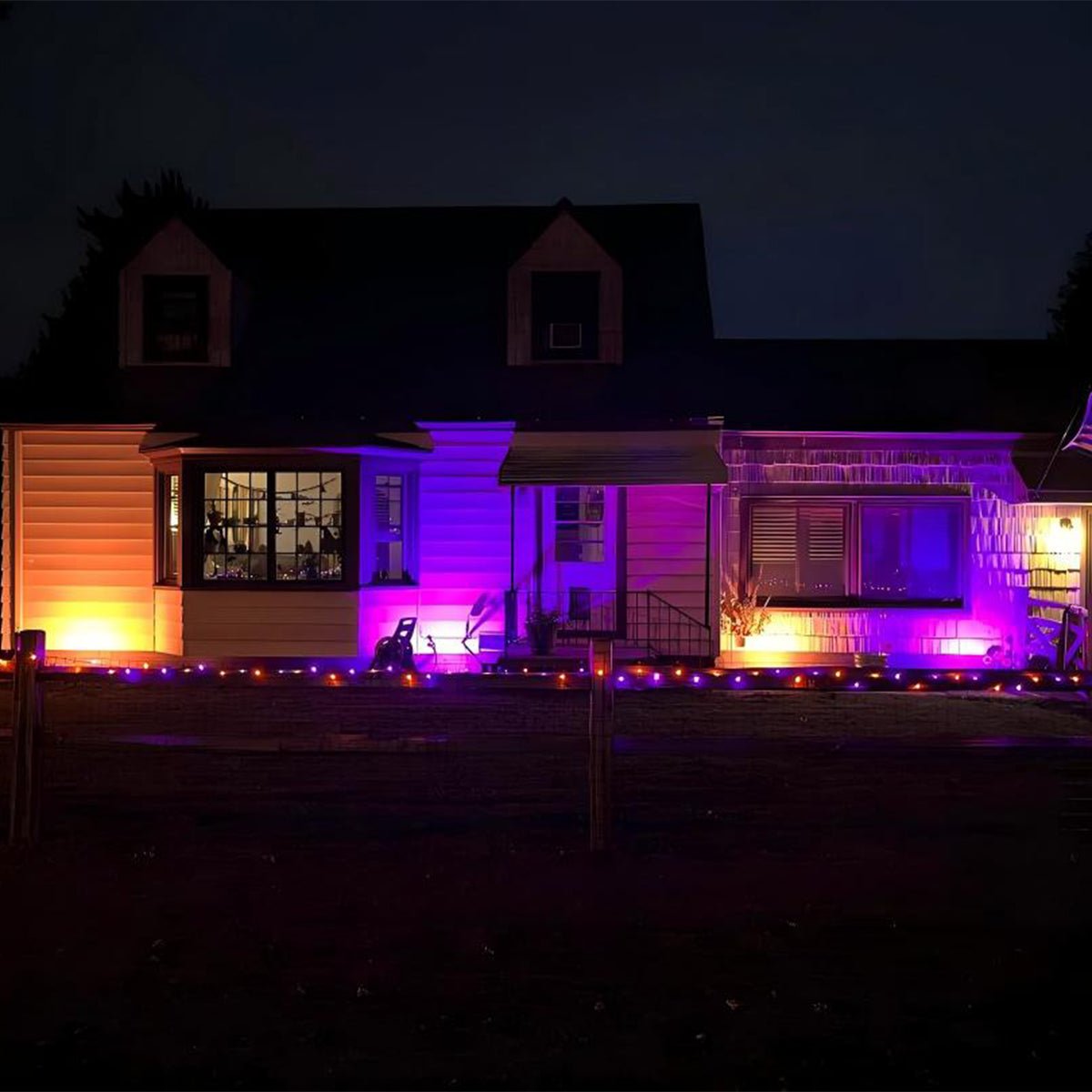 Halloween Waterproof UV Purple Light Flood Lights Outdoor Ambient Lighting - Flyachilles