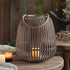 Handmade Bamboo Hanging Candle Lantern Candleholder - Flyachilles