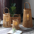 Handmade Bamboo Rattan LED Candle Lantern - Flyachilles