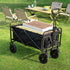 Heavy Duty 600D Folding All - Terrain Wagon Cart for Camping & Shopping, 330lbs - Flyachilles