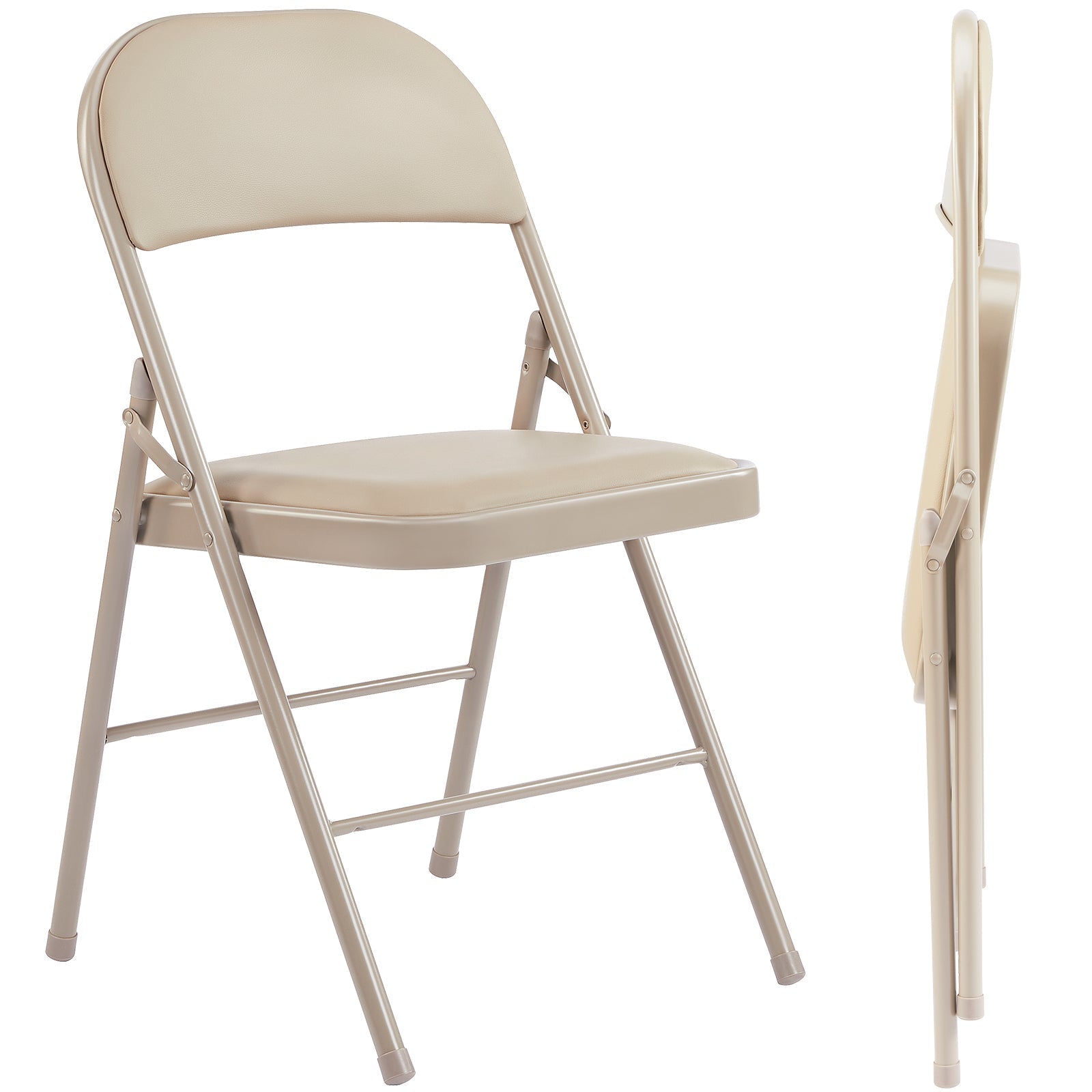 Heavy Duty Folding Chair – Padded Seat, 350 lb, Lightweight - Flyachilles