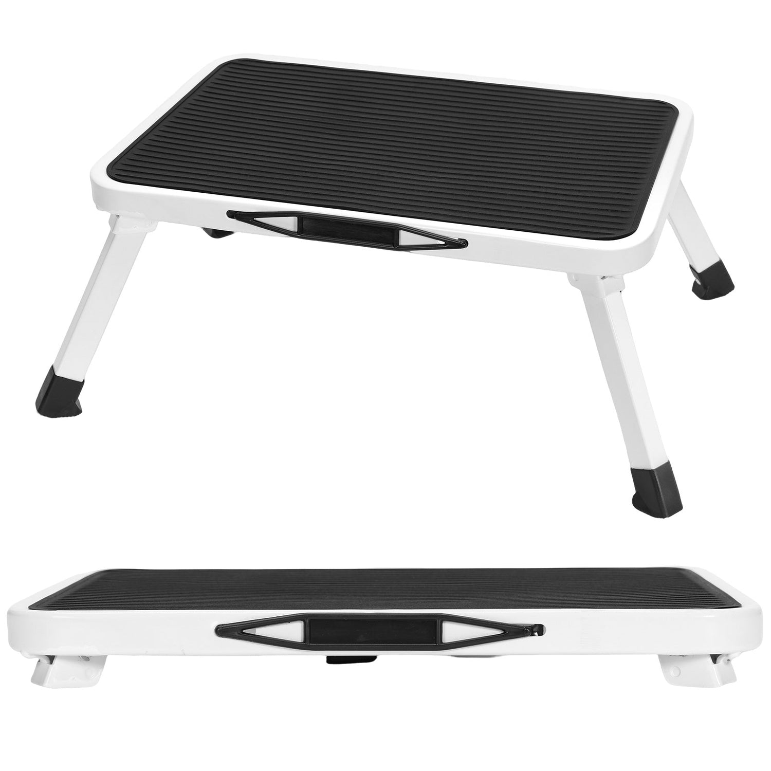 Heavy Duty Folding Step Stool – 330 lbs, Non-Slip, Safety Lock - Flyachilles