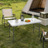 Heavy Duty Folding Table with Handle – For Camping - Flyachilles