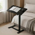 Height-Adjustable Bedside Table on Wheels – Portable - Flyachilles