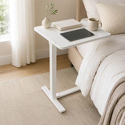 Height-Adjustable Bedside Table on Wheels – Portable - Flyachilles