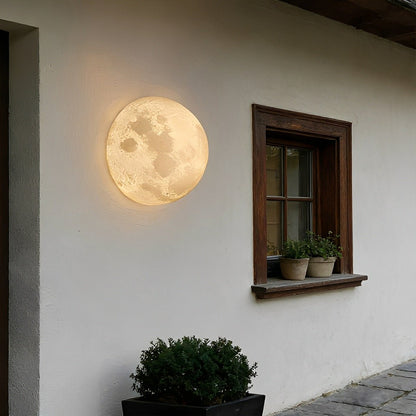 Hemisphere Moon Waterproof Outdoor Porch LED Exterior Wall Lights - Flyachilles