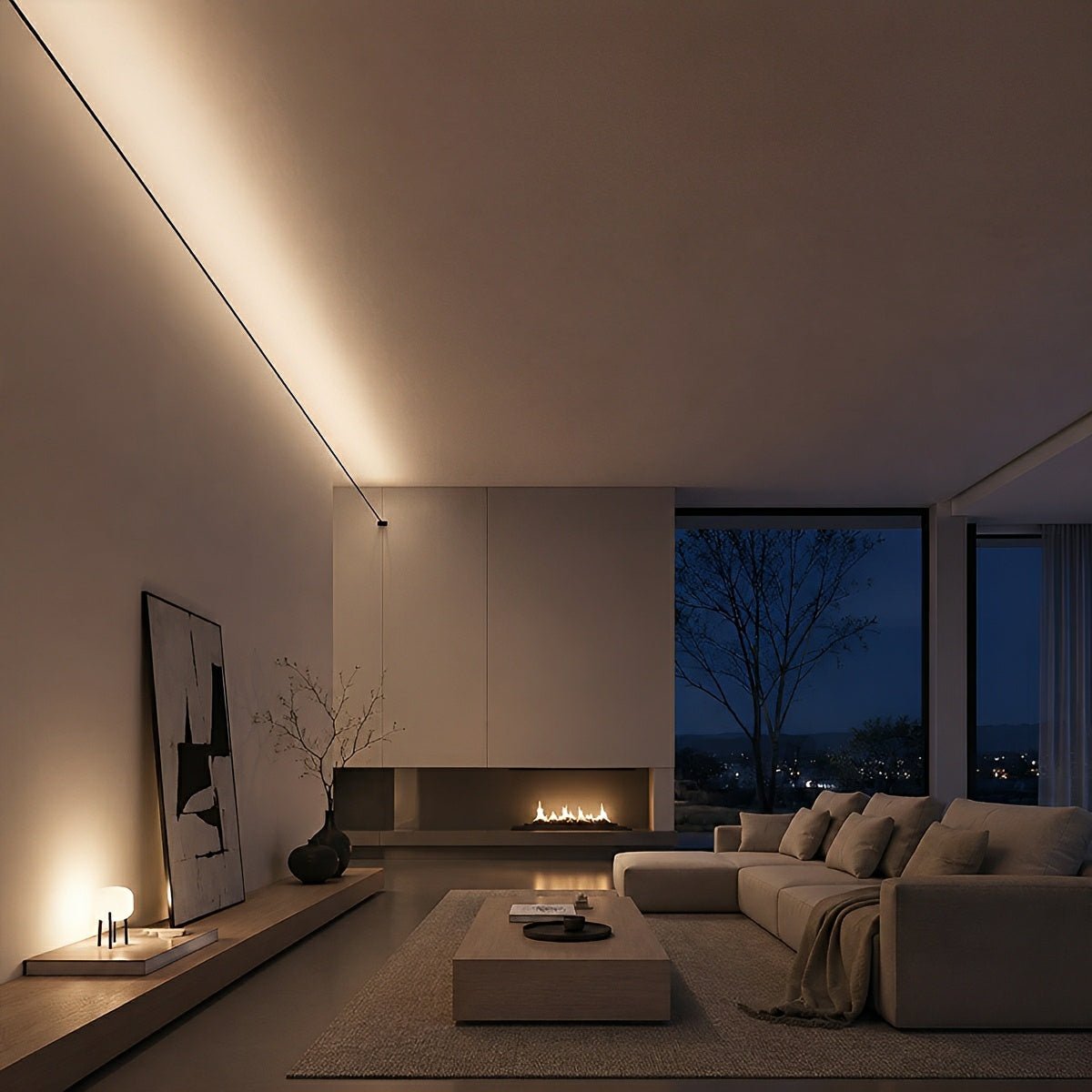Indoor Dimming Rotatable LED Linear Strip Light - Flyachilles