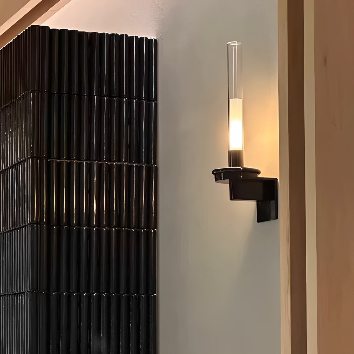 Contemporary Creative Minimalist LED Tube Wall Sconces Lights Indoor ...