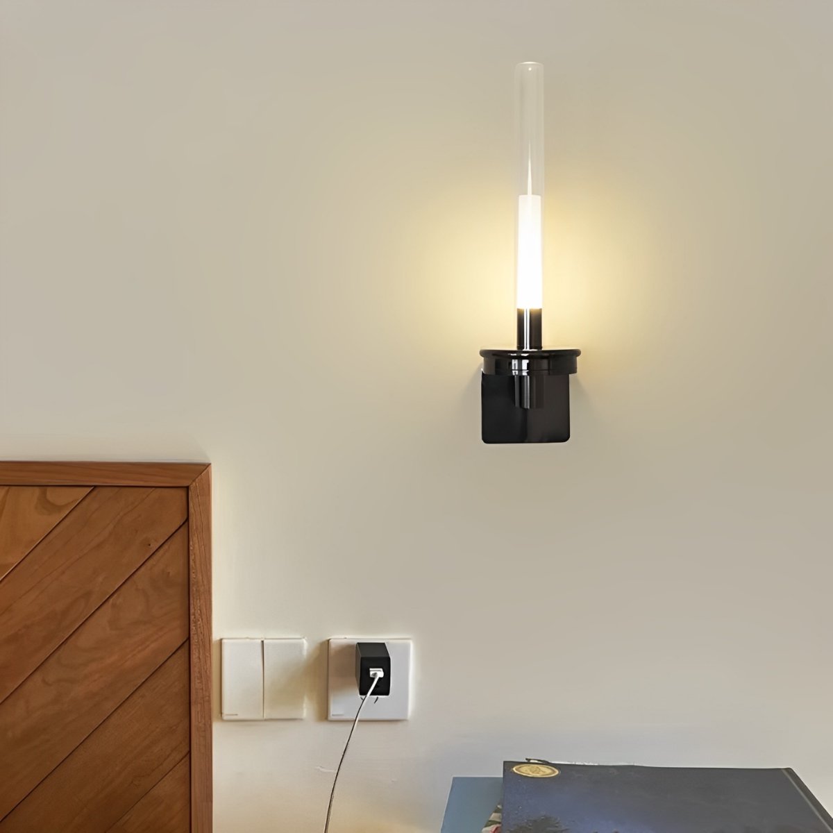 Contemporary Creative Minimalist LED Tube Wall Sconces Lights Indoor ...