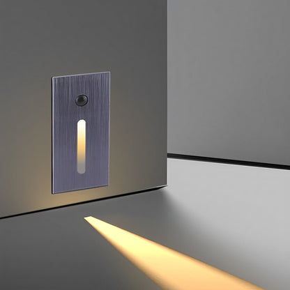 Indoor Minimalist Motion Sensor LED Recessed Stairway Wall Light - Flyachilles