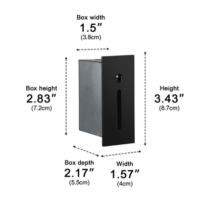 Indoor Minimalist Motion Sensor LED Recessed Stairway Wall Light - Flyachilles
