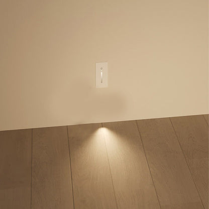 Indoor Minimalist Motion Sensor LED Recessed Stairway Wall Light - Flyachilles