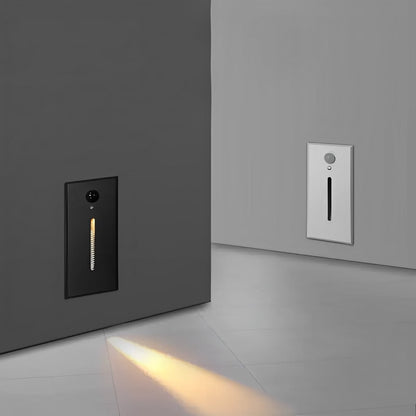 Indoor Minimalist Motion Sensor LED Recessed Stairway Wall Light - Flyachilles