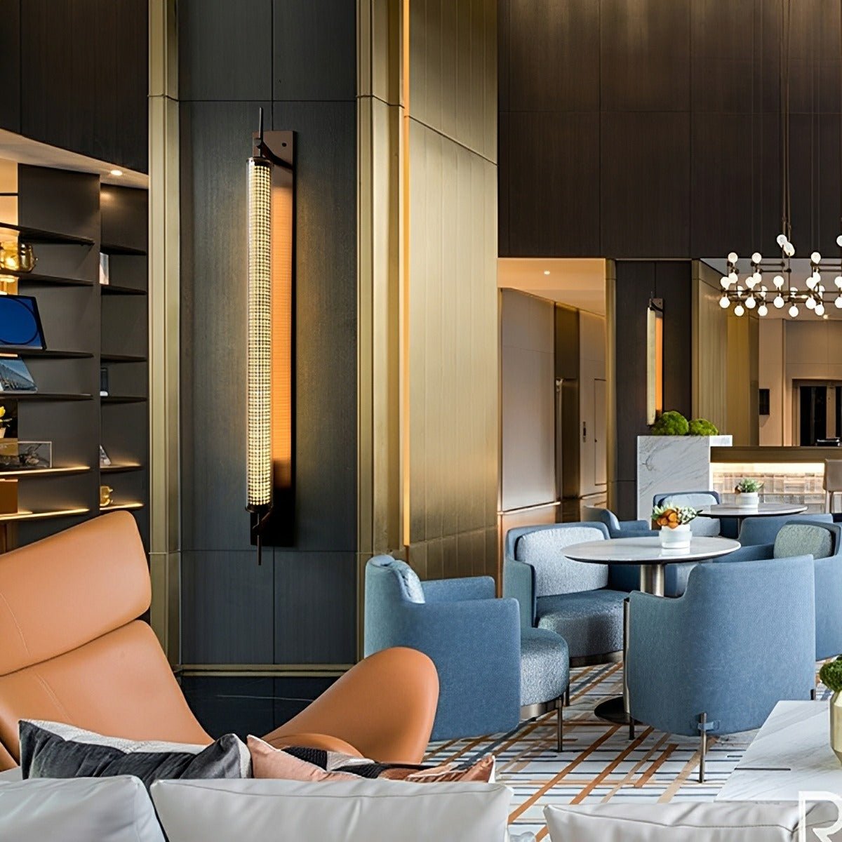 Industrial LED Wall Sconce – Stainless Steel Long Strip Wall Light - Flyachilles
