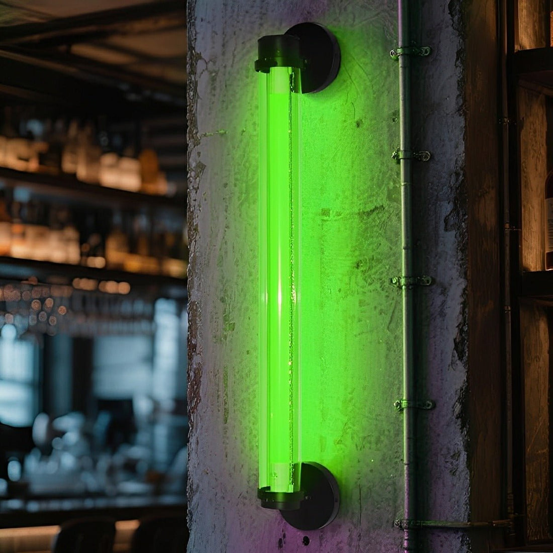 Industrial Neon Long Strip LED Wall Sconces - Flyachilles