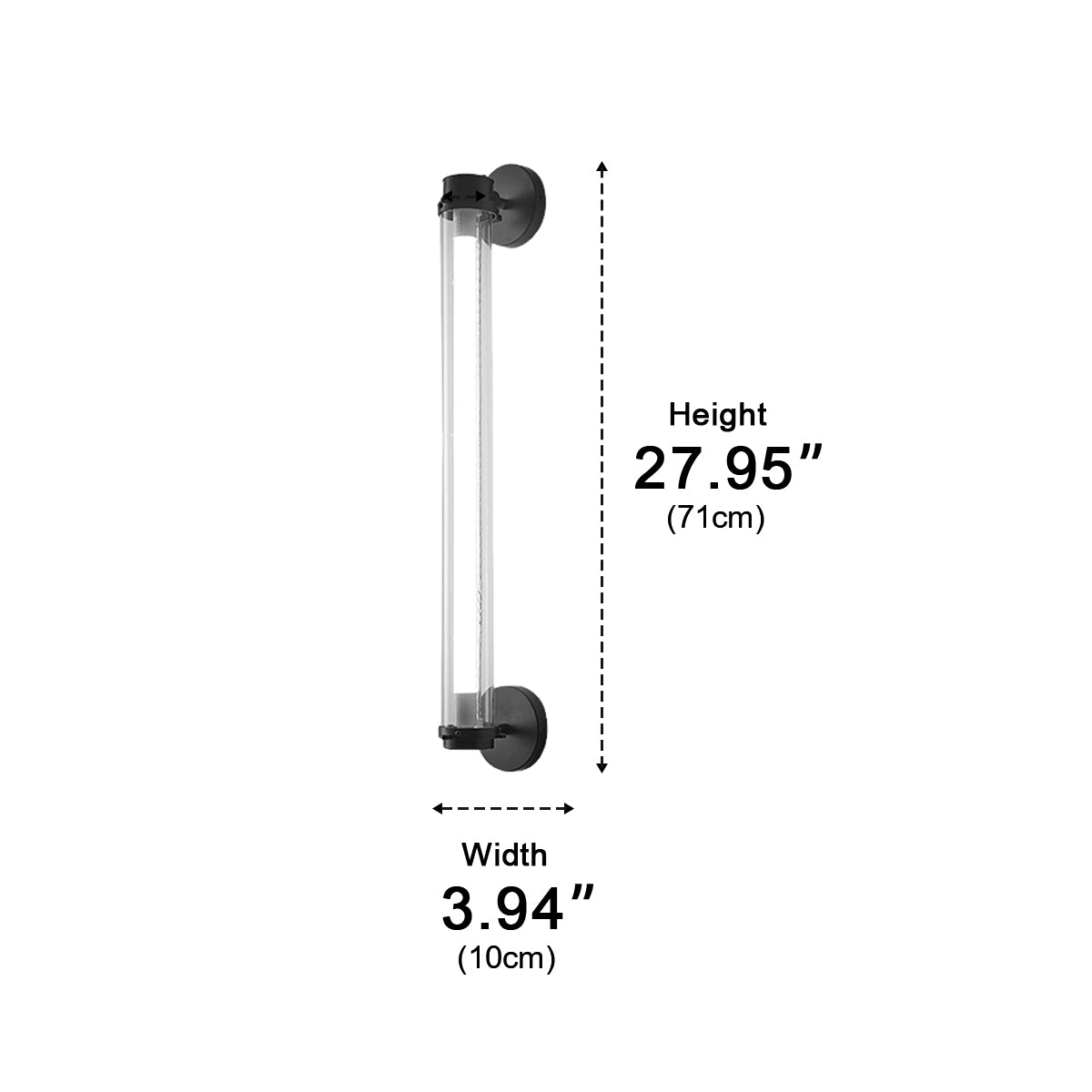 Industrial Neon Long Strip LED Wall Sconces - Flyachilles