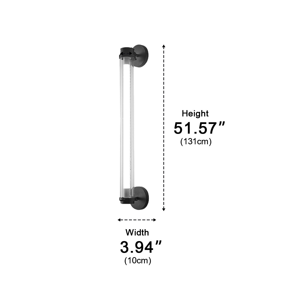 Industrial Neon Long Strip LED Wall Sconces - Flyachilles