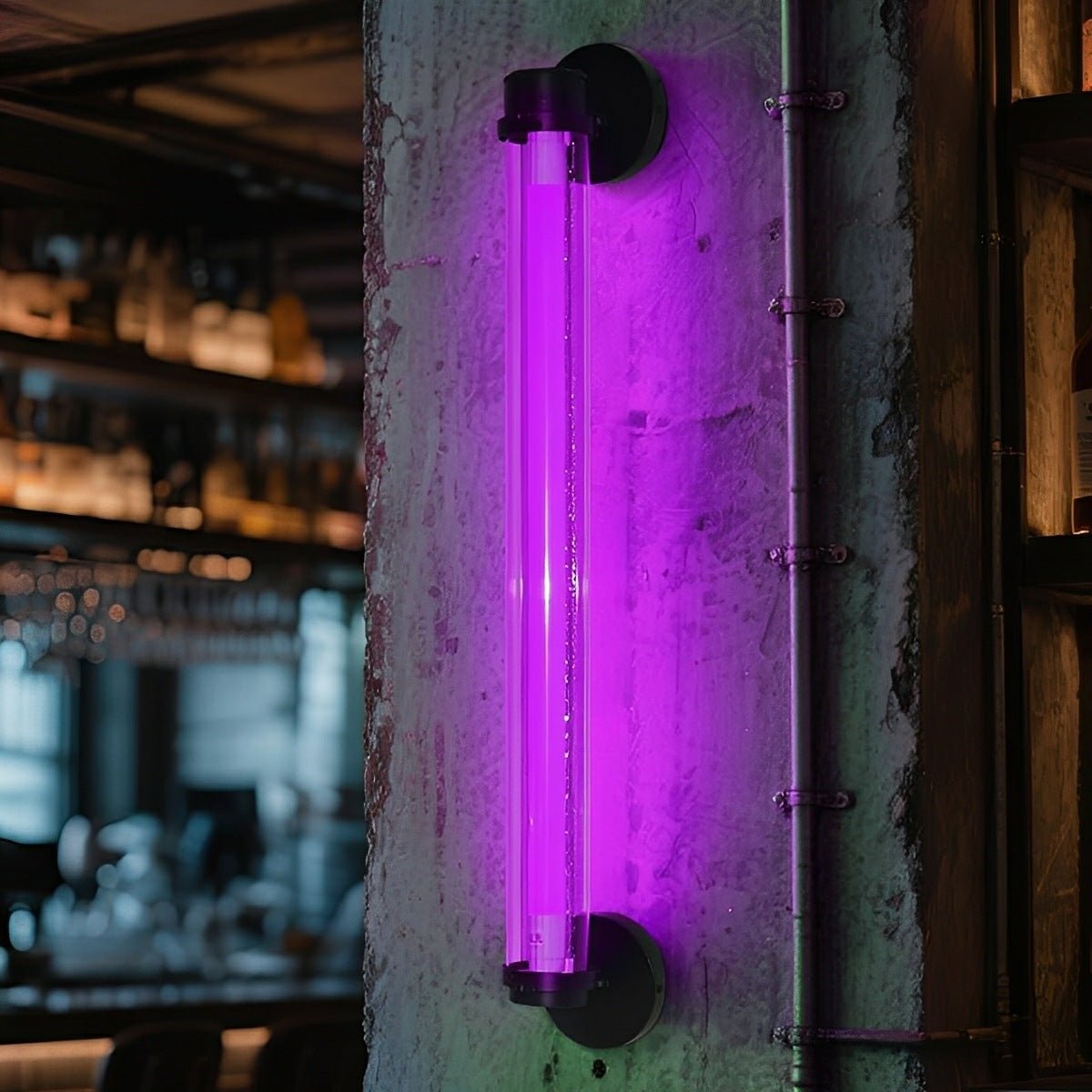 Industrial Neon Long Strip LED Wall Sconces - Flyachilles