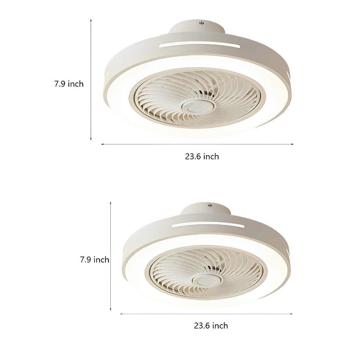 Inverter Bladeless Ceiling Fans Light - Flyachilles