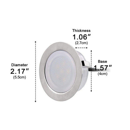 LED Deck Stair Lights Plug In Outdoor Step Lights Recessed In - ground 8 Pcs - Flyachilles