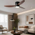 LED Inverter Silent White Low Floor DC Motor Simple Ceiling Fan Light - Flyachilles