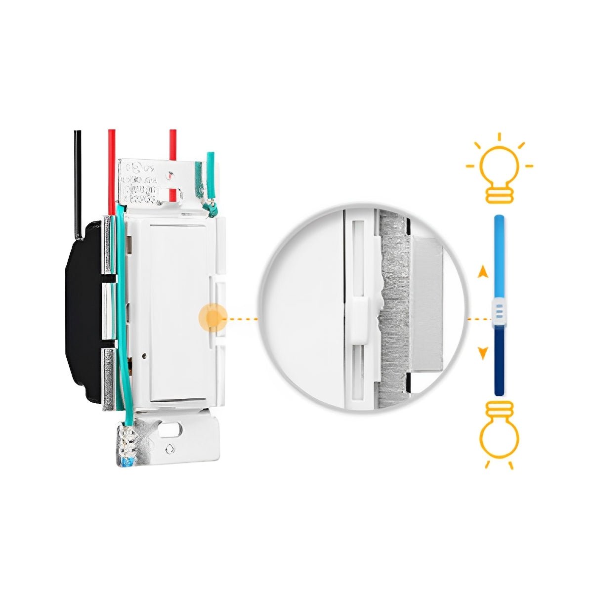 LED Light Dimmer Triac Dimmer Wall Switch Controller - Flyachilles