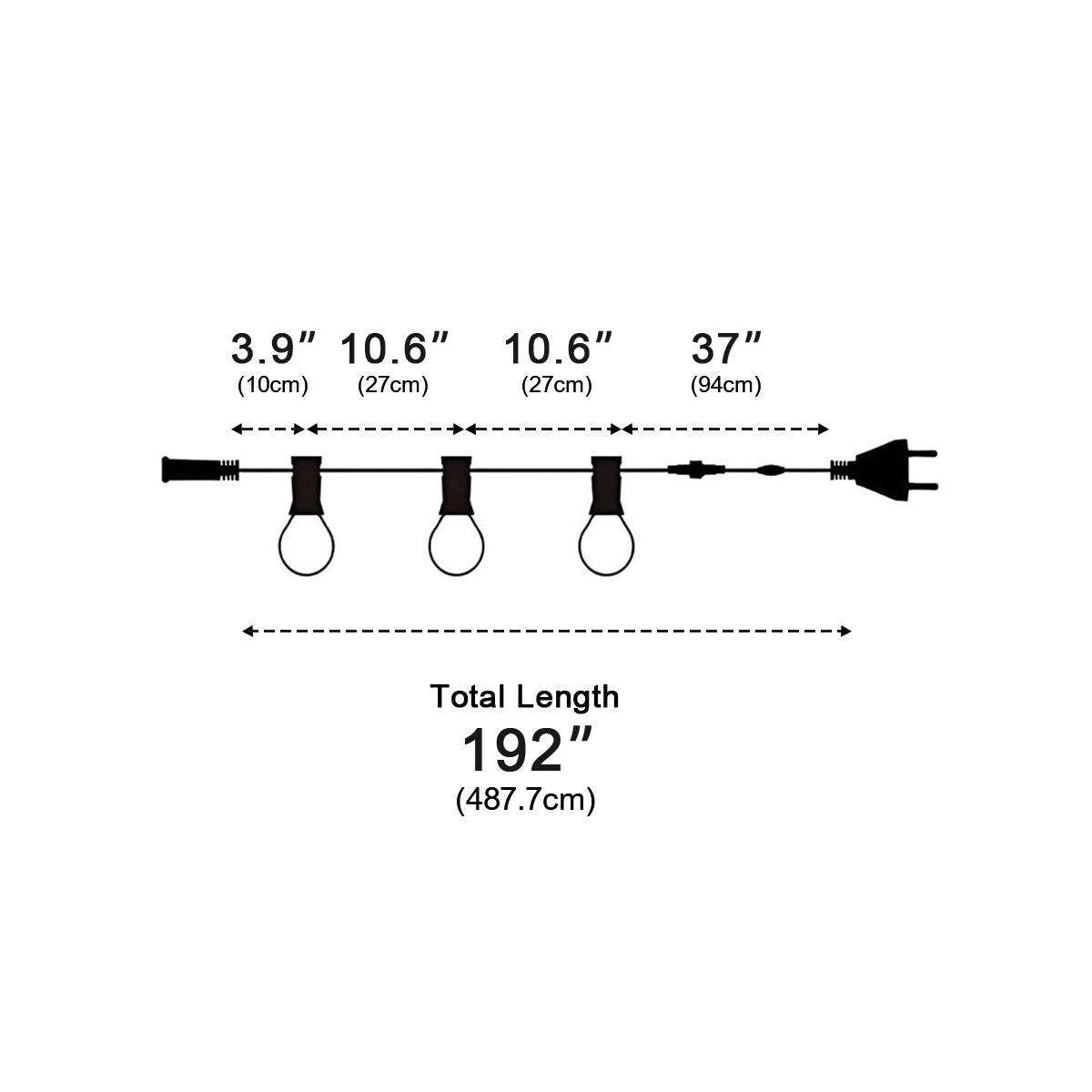 LED Solar Outdoor Tent Canopy String Lights Camping - Flyachilles