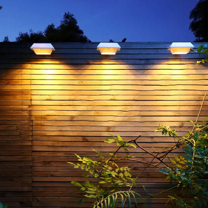 LED Square Waterproof Solar Outdoor Wall Lights - Flyachilles