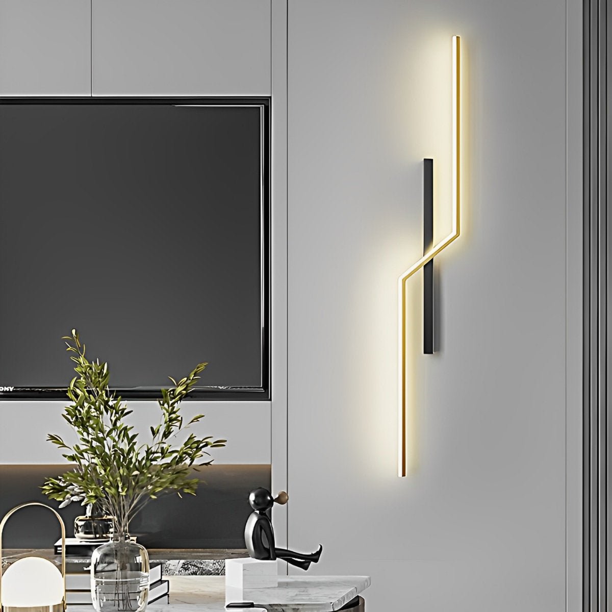 Lines Creative LED Modern Minimalist Wall Sconces Lighting - Flyachilles