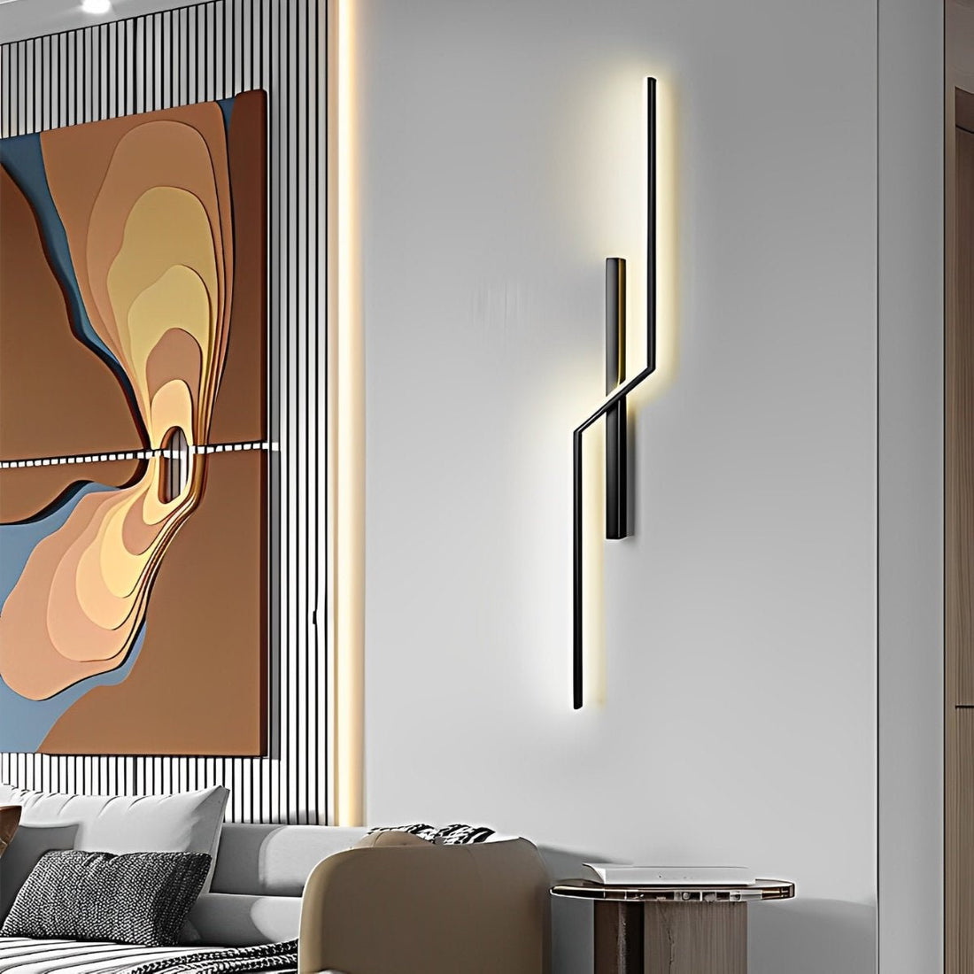 Lines Creative LED Modern Minimalist Wall Sconces Lighting - Flyachilles