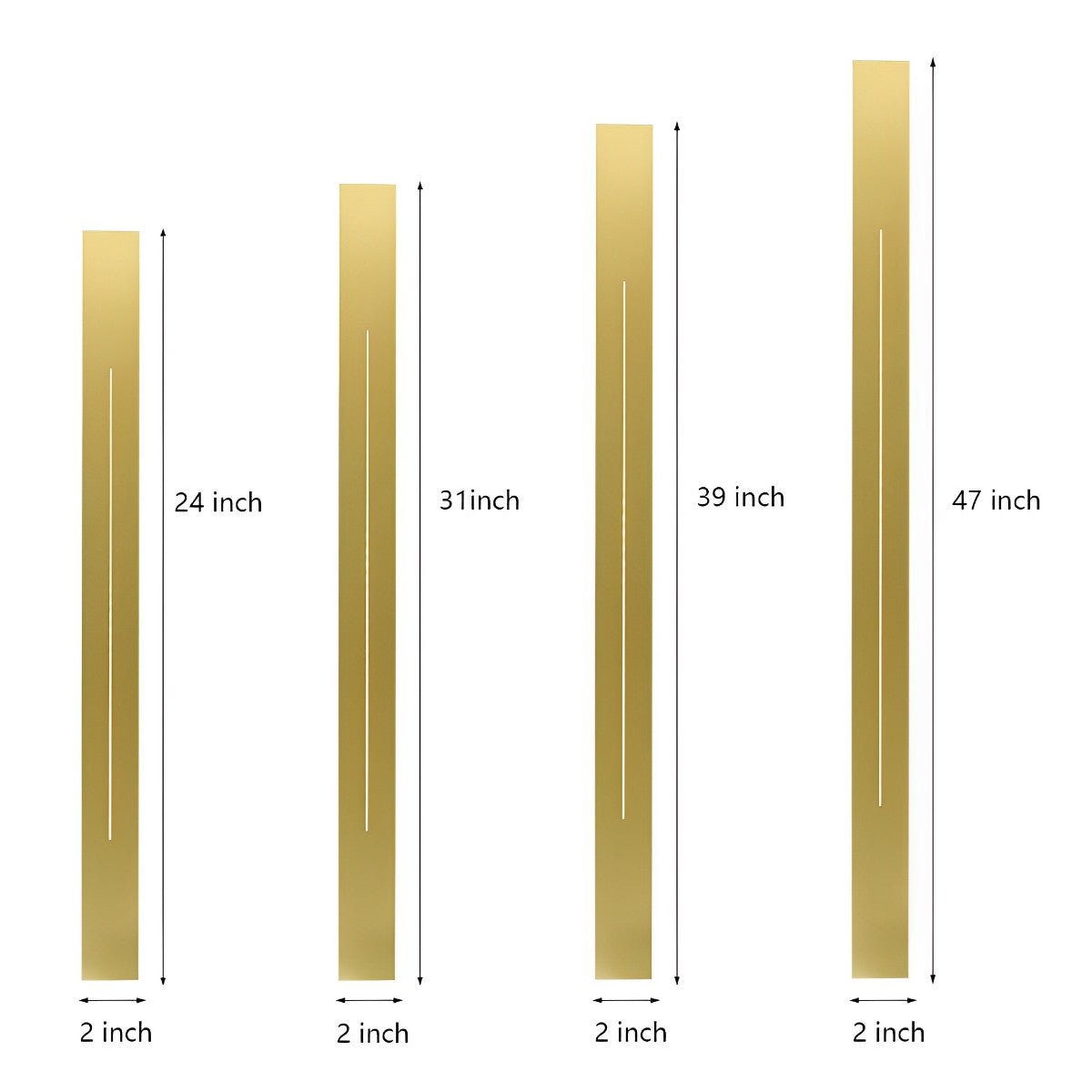 Long Strip Dimmable LED Modern Wall Lights Sconces Lighting - Flyachilles