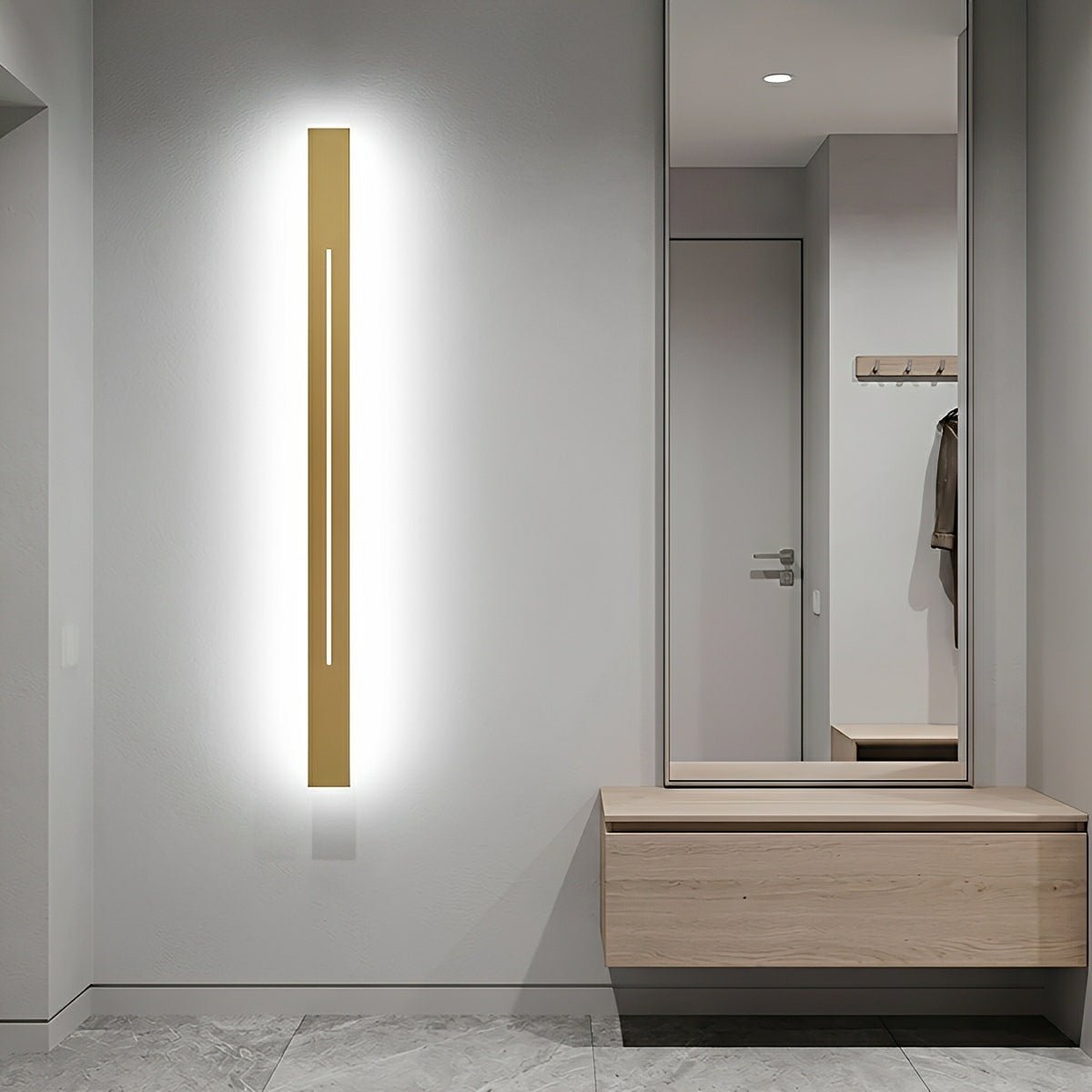 Long Strip LED Modern Wall Lights Sconces Lighting - Flyachilles