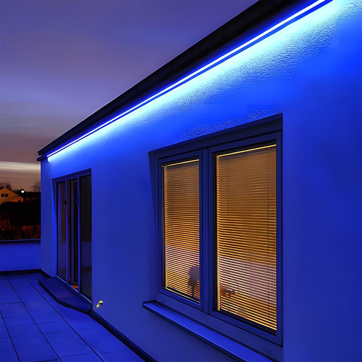 Low Voltage Waterproof Outdoor Recessed LED Wall Washer Lights RGB Dimmable DC24V 39.37&