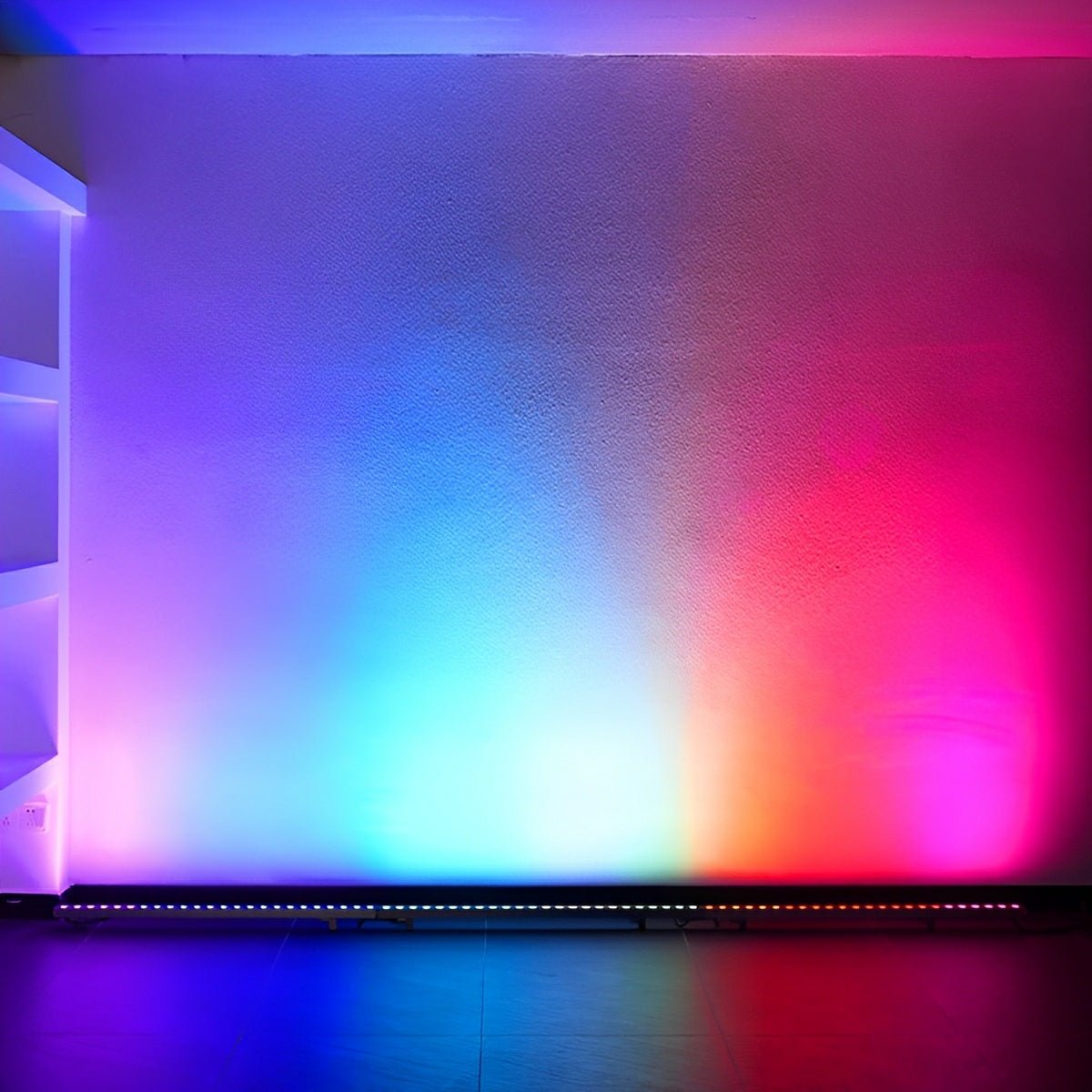 Low Voltage Waterproof Outdoor Recessed LED Wall Washer Lights RGB Dimmable DC24V 39.37&