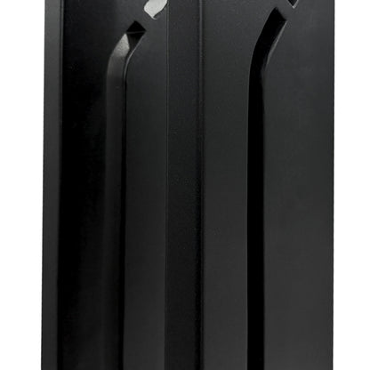 Mecha Modern Ash Black Rectangle LED Column Outdoor Post Lights - Flyachilles