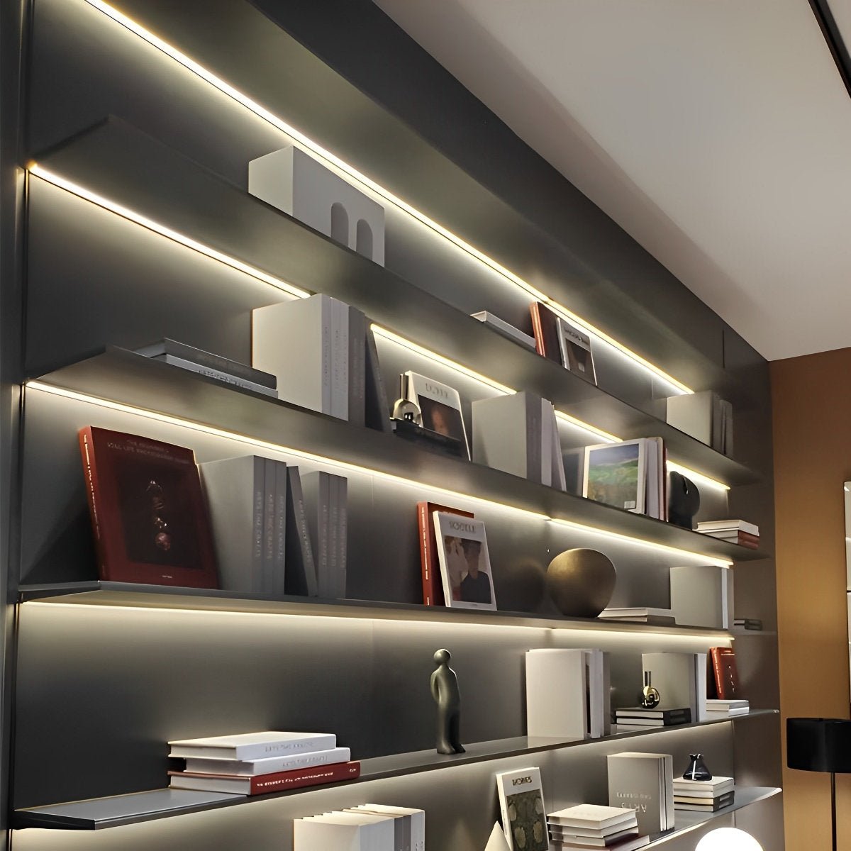 Mini Recessed Invisible LED Strip Linear Lights Under Cabinet Lighting - Flyachilles