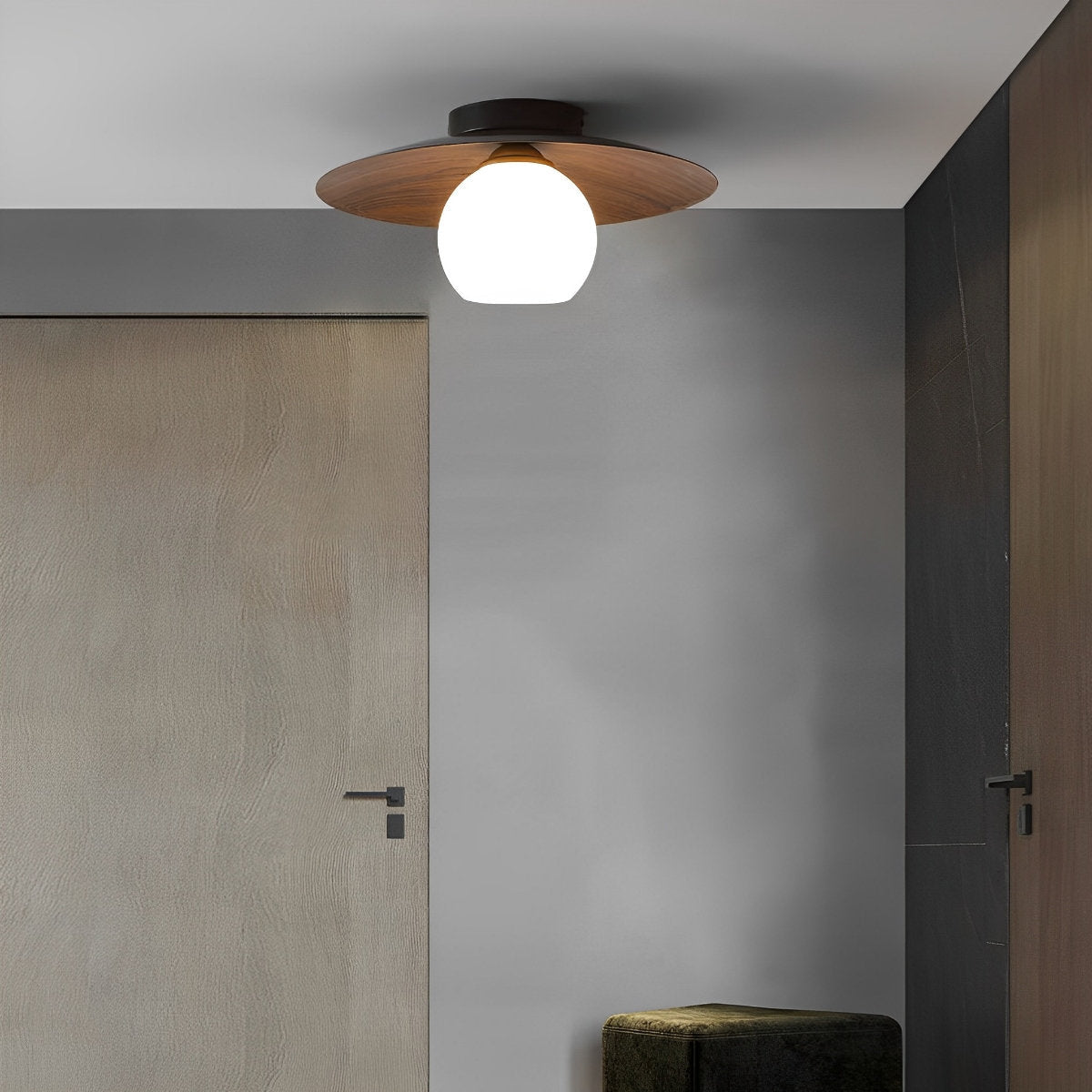 Minimalist Bowl LED Ceiling Light Flush Mount Lighting Chandelier - Flyachilles