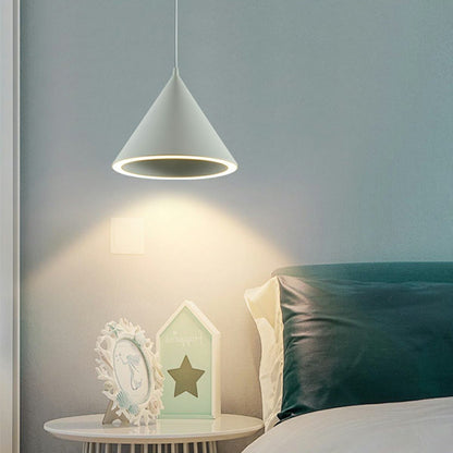 Minimalist Conical LED Macaron Color Pendant Light Island Lighting Chandelier - Flyachilles
