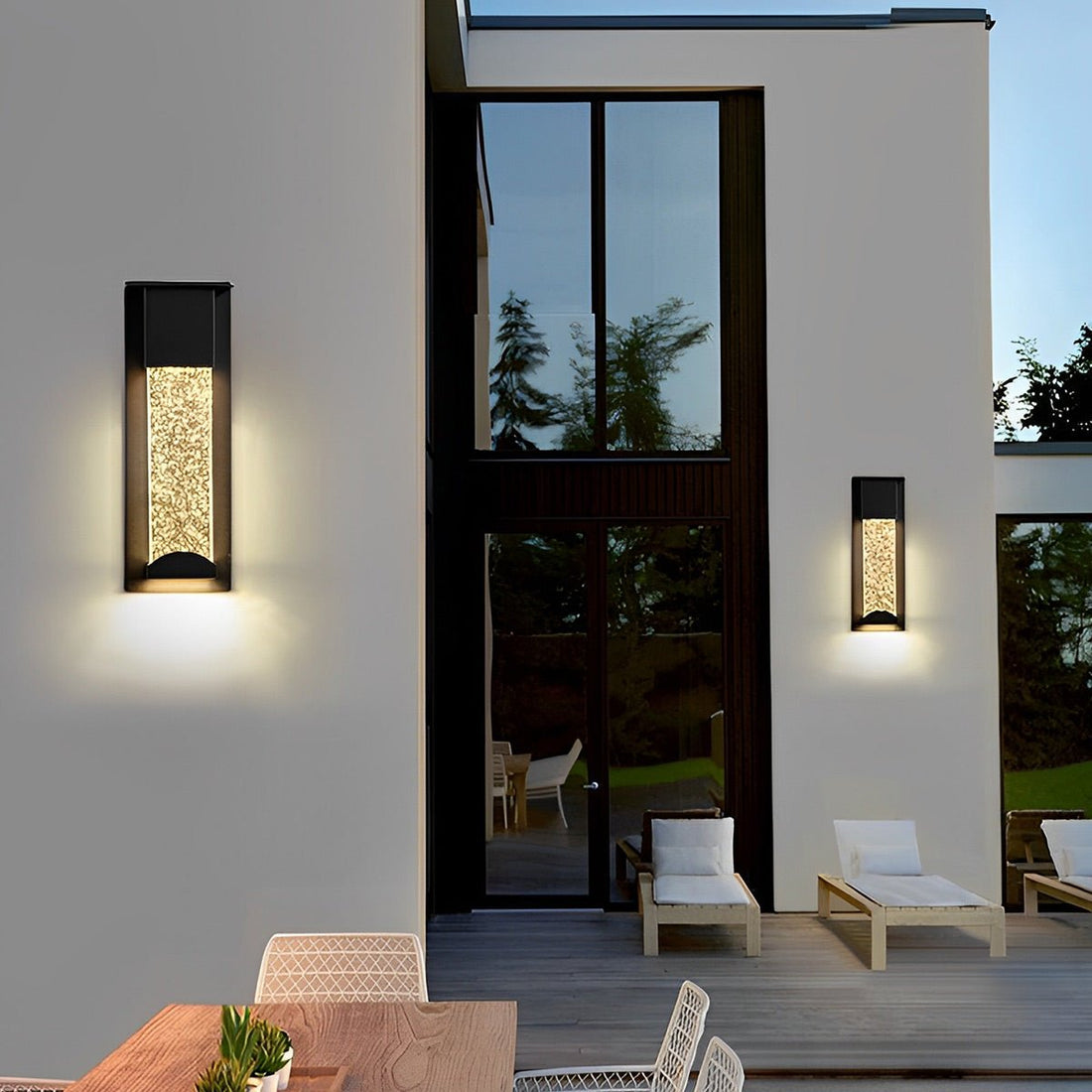 Minimalist Crystal Bubble Glass Waterproof LED Motion Sensor Wall Lamp - Flyachilles