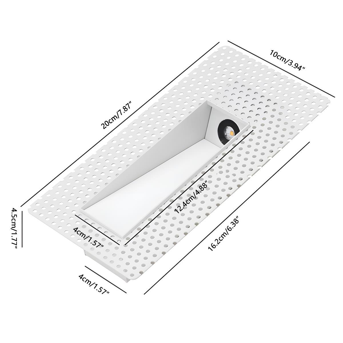 Minimalist LED Recessed Wall Sconces Stairway Lights - Flyachilles