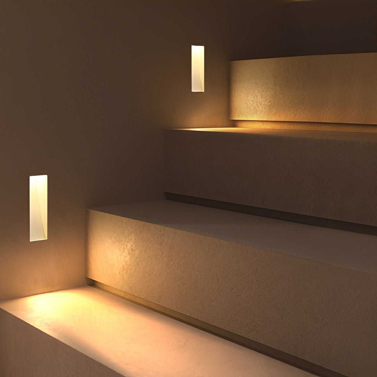 Minimalist Motion Sensor LED Recessed Wall Sconce Light