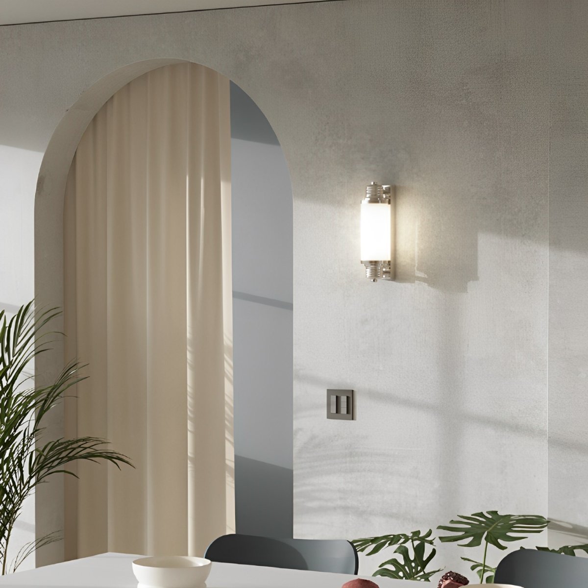 Contemporary Minimalist LED Tube Wall Light Diode Shape Indoor Wall ...