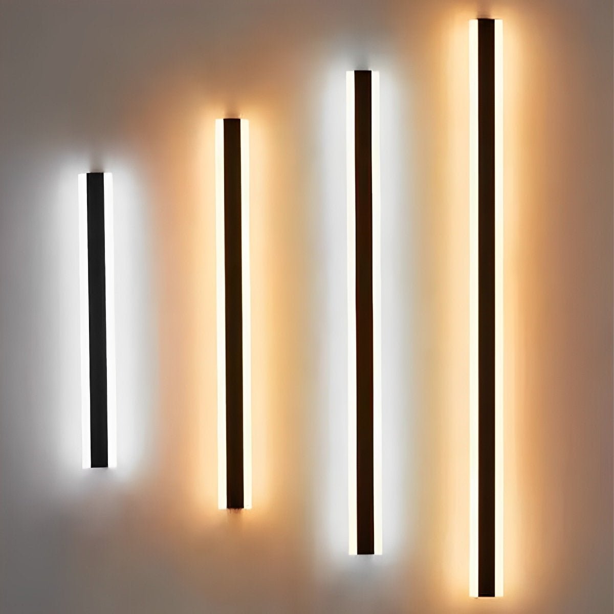 Minimalist Line Outdoor Waterproof LED Garden Wall Sconces - Flyachilles