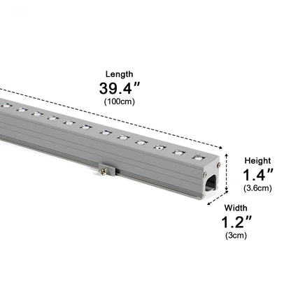 Minimalist Linear Splicing Waterproof DC24V Outdoor LED Strip Lights - Flyachilles