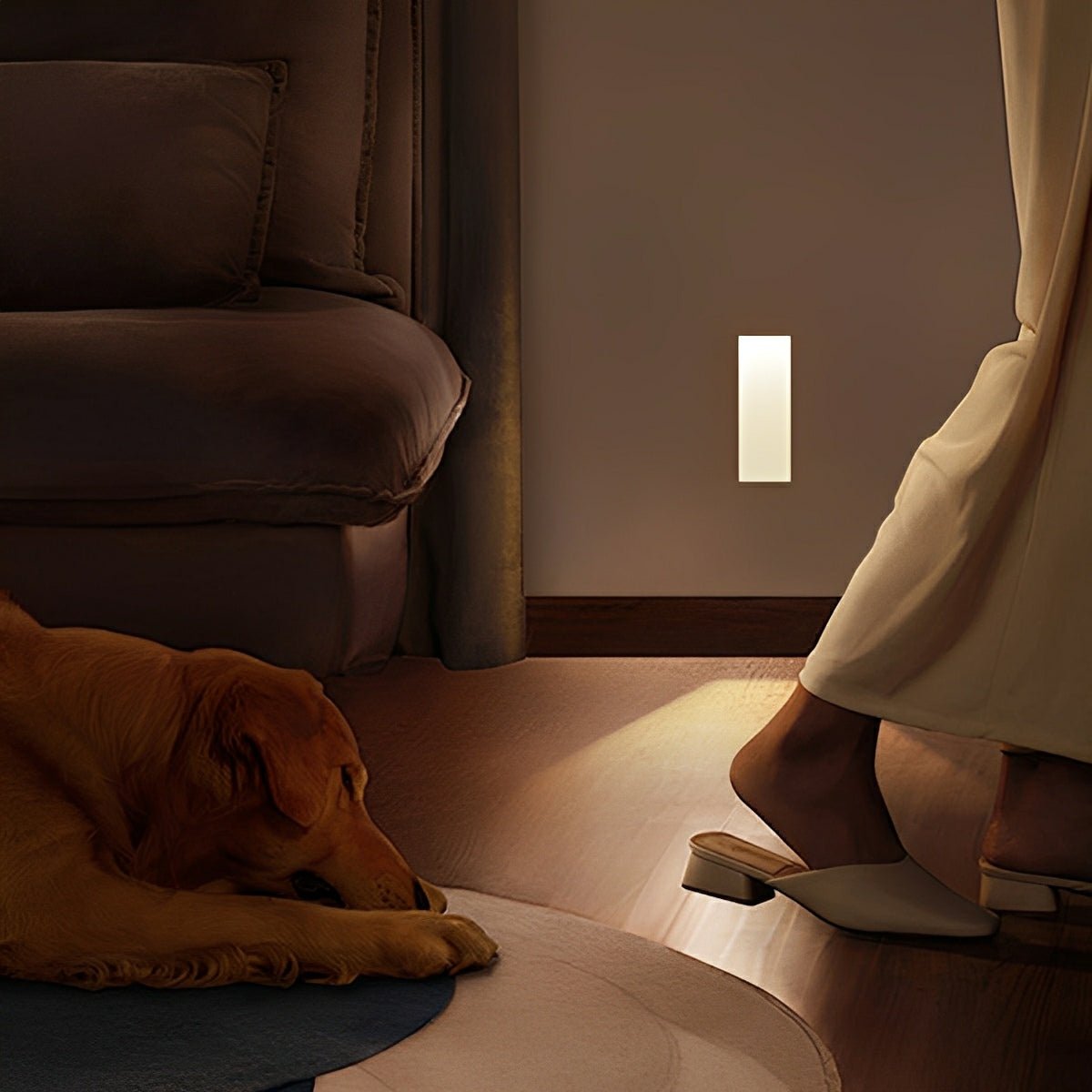 Minimalist Motion Sensor LED Recessed Stairway Lights Step Light - Flyachilles