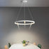 Minimalist Round Ring Creative LED Chandelier Hanging Lamp - Flyachilles