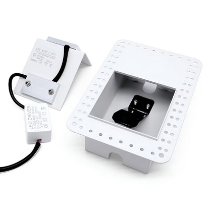 Minimalist Square LED Recessed Stairway Wall Light - Flyachilles